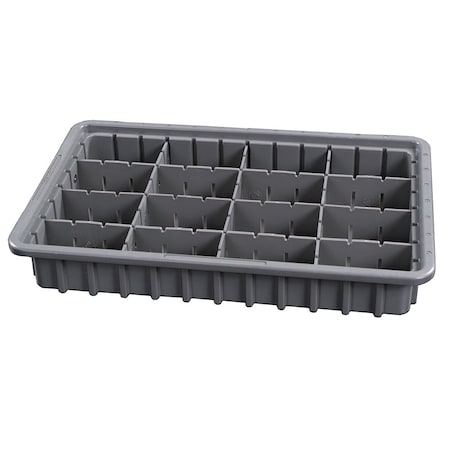 Harloff Drawer Exchange Tray with Adjustable Plastic Dividers, 3 Inch Drawers EXTRAY3